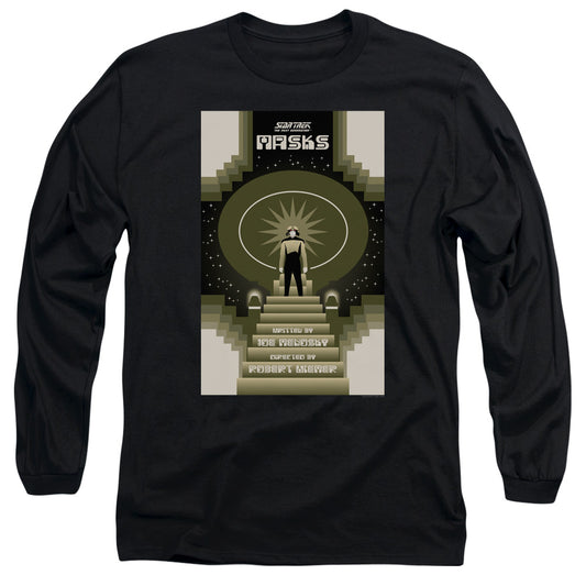 Star Trek Tng Season 7 Episode 17 Mens Long Sleeve Shirt Black Officially Licensed