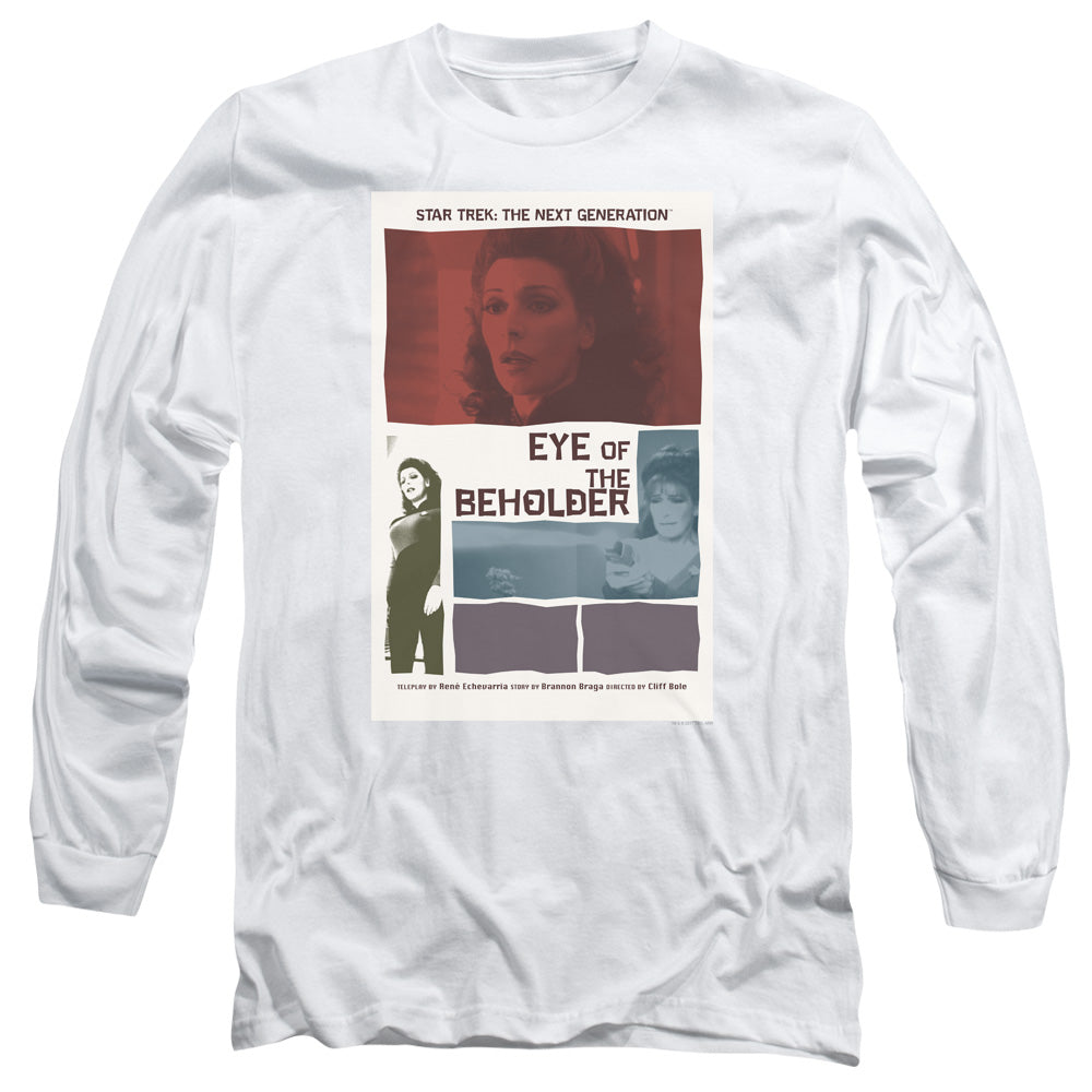 Star Trek Tng Season 7 Episode 18 Mens Long Sleeve Shirt White Officially Licensed