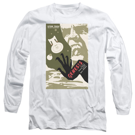 Star Trek Tng Season 7 Episode 19 Mens Long Sleeve Shirt White Officially Licensed
