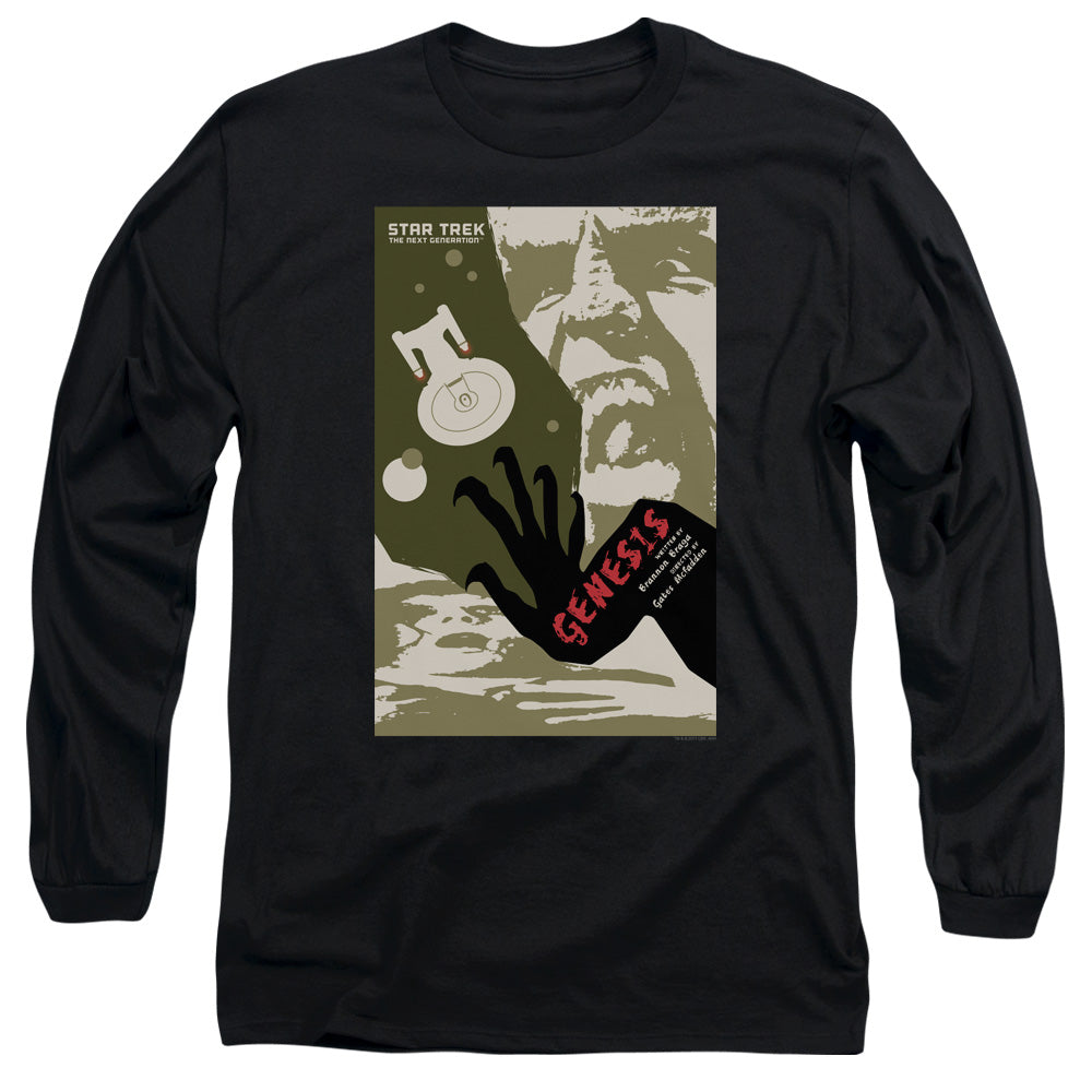 Star Trek Tng Season 7 Episode 19 Mens Long Sleeve Shirt Black Officially Licensed
