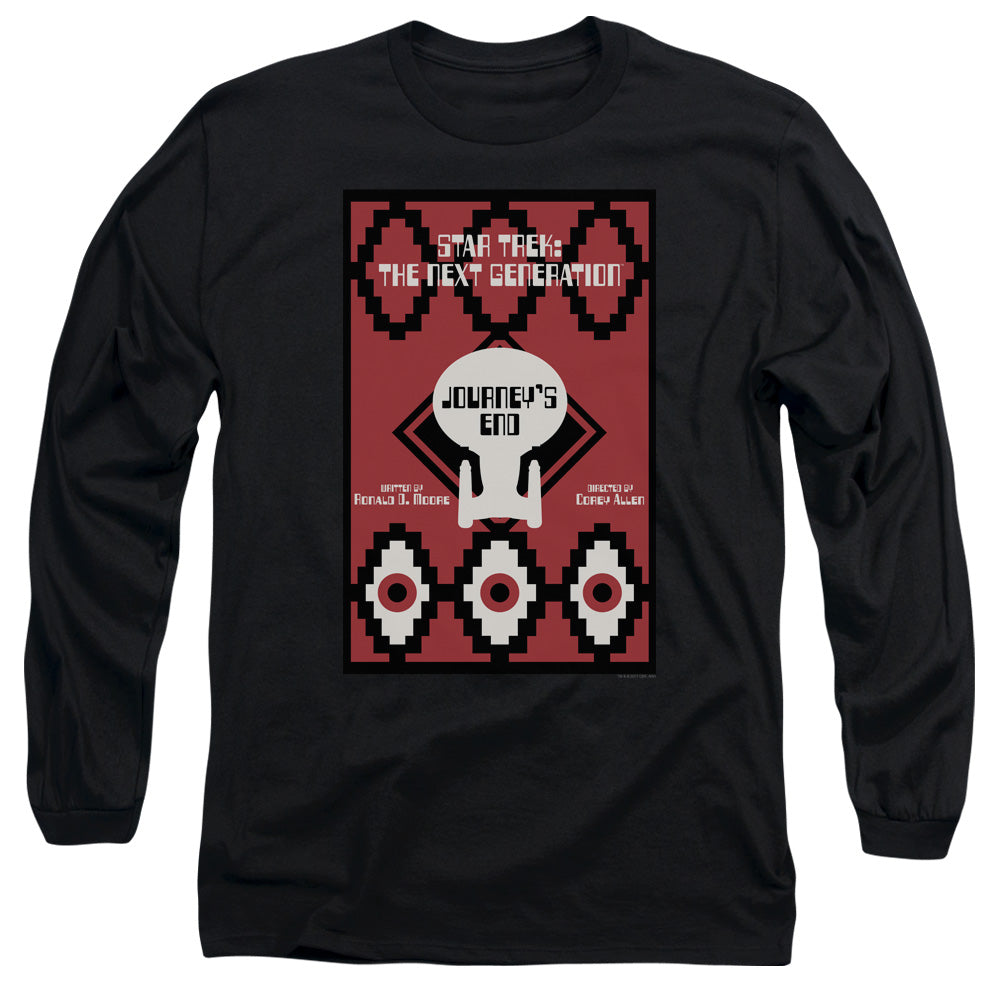 Star Trek Tng Season 7 Episode 20 Mens Long Sleeve Shirt Black Officially Licensed