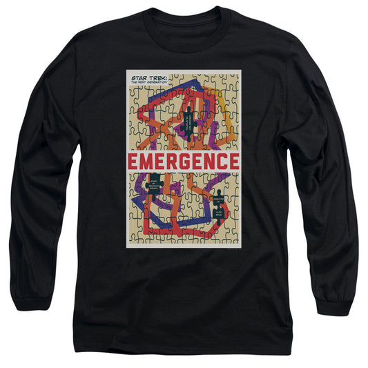 Star Trek Tng Season 7 Episode 23 Mens Long Sleeve Shirt Black Officially Licensed