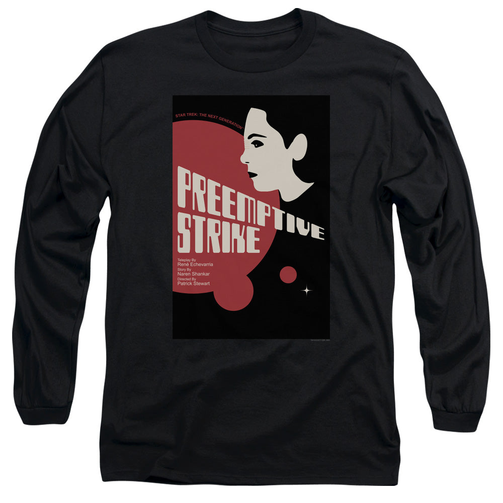 Star Trek Tng Season 7 Episode 24 Mens Long Sleeve Shirt Black Officially Licensed