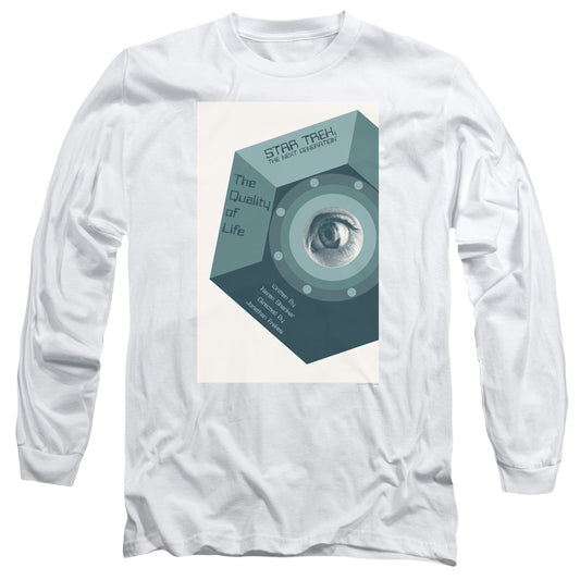 Star Trek Tng Season 6 Episode 9 Mens Long Sleeve Shirt White Officially Licensed