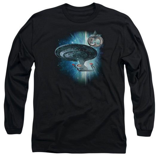 Star Trek Ship 30 Mens Long Sleeve Shirt Black Officially Licensed