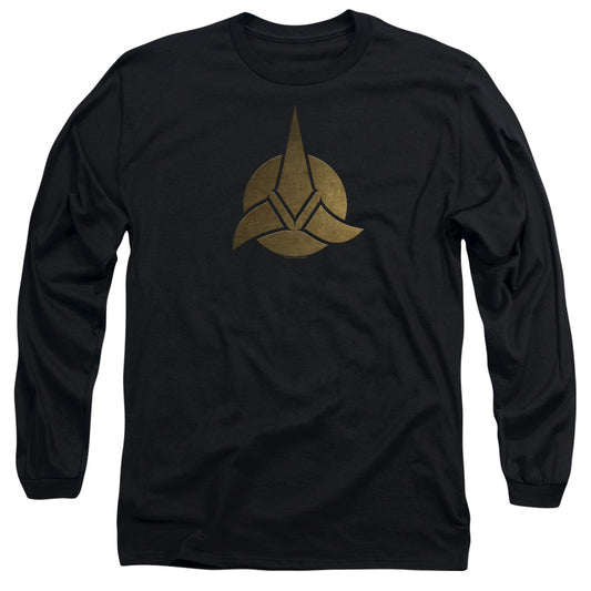 Star Trek Discovery Discovery Triquentra Mens Long Sleeve Shirt Black Officially Licensed