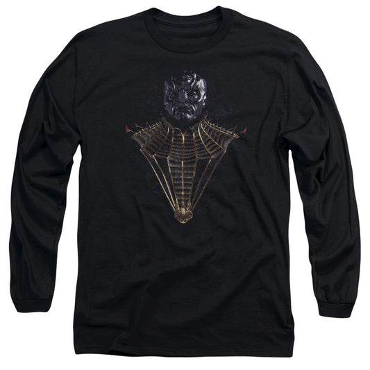Star Trek Discovery Tkuvma Mens Long Sleeve Shirt Black Officially Licensed
