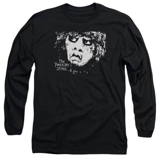Twilight Zone Winger Mens Long Sleeve Shirt Black Officially Licensed