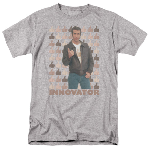 Happy Days Innovator Mens T Shirt Athletic Heather