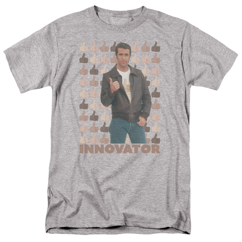 Happy Days Innovator Mens T Shirt Athletic Heather