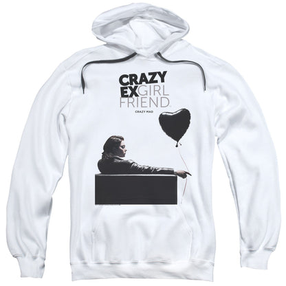 Crazy Ex Girlfriend Crazy Mad Mens Hoodie White
