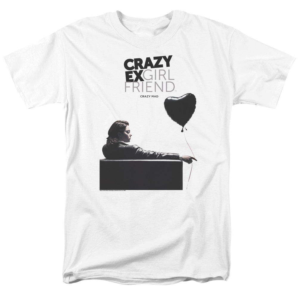 Crazy Ex Girlfriend Crazy Mad Mens T Shirt White