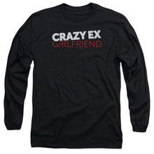Load image into Gallery viewer, Crazy Ex Girlfriend Crazy Logo Mens Long Sleeve Shirt Black Officially Licensed
