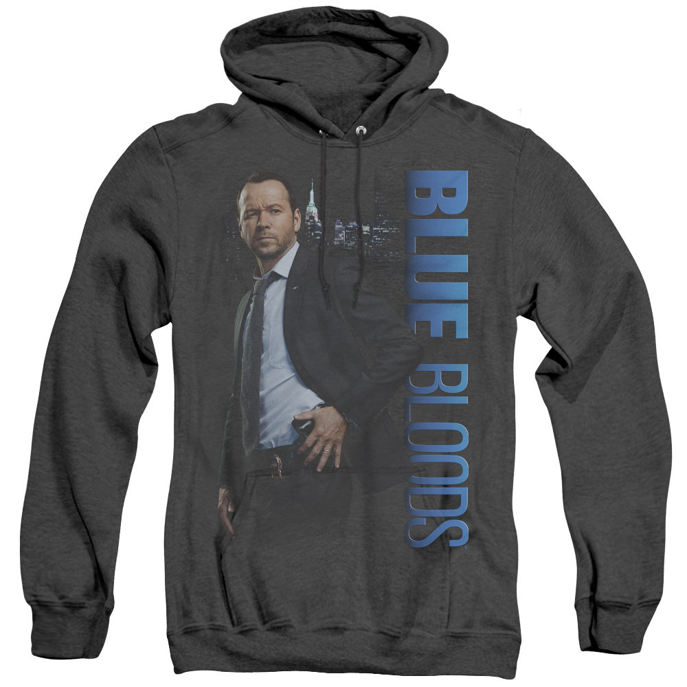 Blue Bloods Danny Heather Mens Hoodie Black