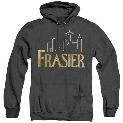 Frasier Frasier Logo Heather Mens Hoodie Black