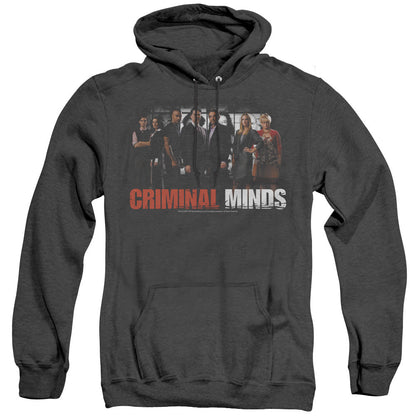 Criminal Minds The Brain Trust Heather Mens Hoodie Black