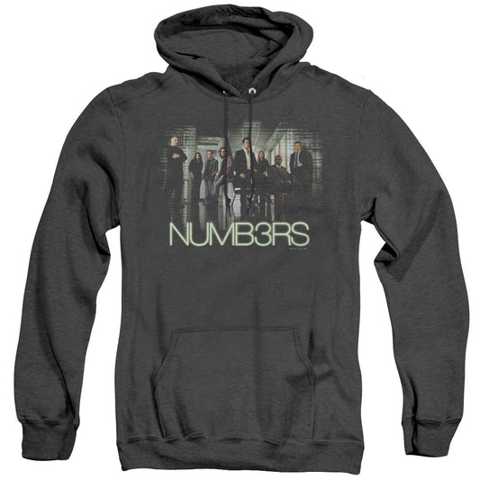 Numb3rs Numbers Cast Heather Mens Hoodie Black