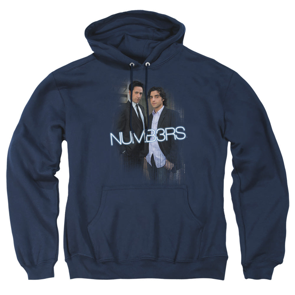 Numb3Rs Don &Amp; Charlie Mens Hoodie Navy