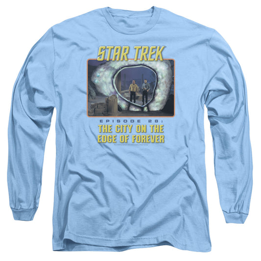 St Original Edge Of Forever Mens Long Sleeve Shirt Carolina Blue Officially Licensed