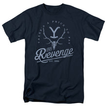 Load image into Gallery viewer, Yellowstone Revenge Skull Mens T Shirt Navy
