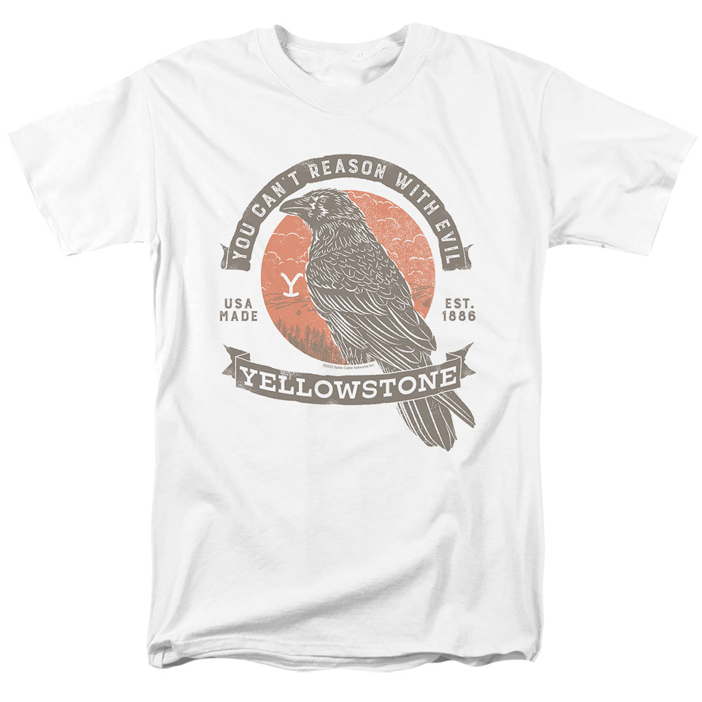 Yellowstone Evil Bird Mens T Shirt White