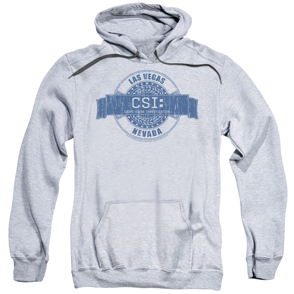 Csi Vegas Badge Mens Hoodie Athletic Heather