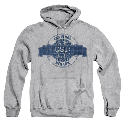Csi Vegas Badge Mens Hoodie Athletic Heather
