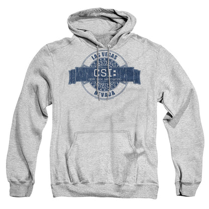 Csi Vegas Badge Mens Hoodie Athletic Heather