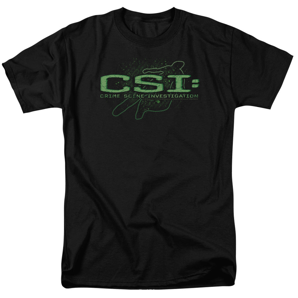 Csi Sketchy Shadow Mens T Shirt Black