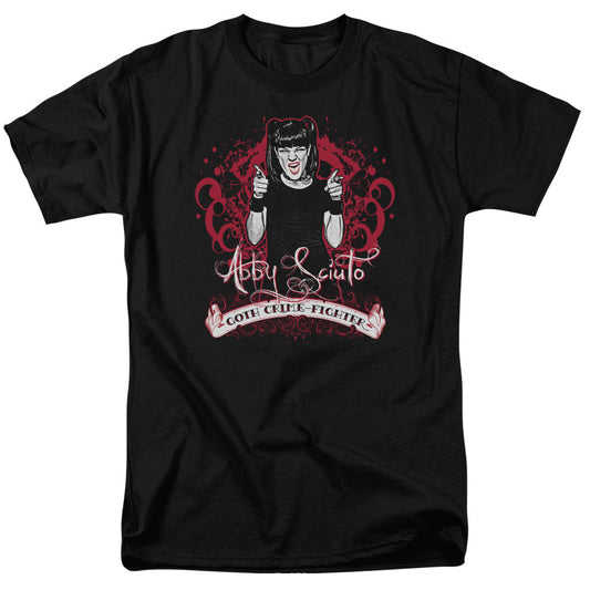 Ncis Goth Crime Fighter Mens T Shirt Black