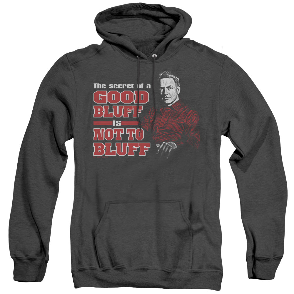 Ncis No Bluffing Heather Mens Hoodie Black