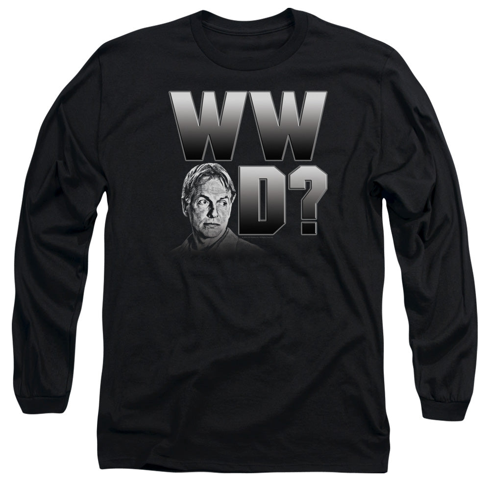 Ncis What Would Gibbs Do Mens Long Sleeve Shirt Black