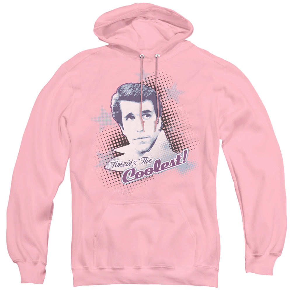 Happy Days The Coolest Mens Hoodie Pink