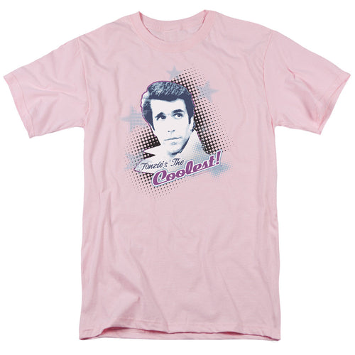 Happy Days The Coolest Mens T Shirt Pink