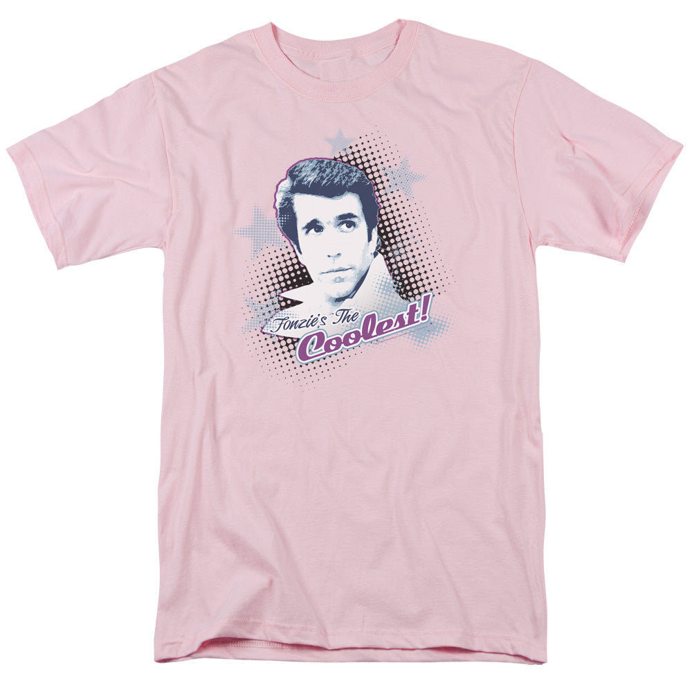 Happy Days The Coolest Mens T Shirt Pink