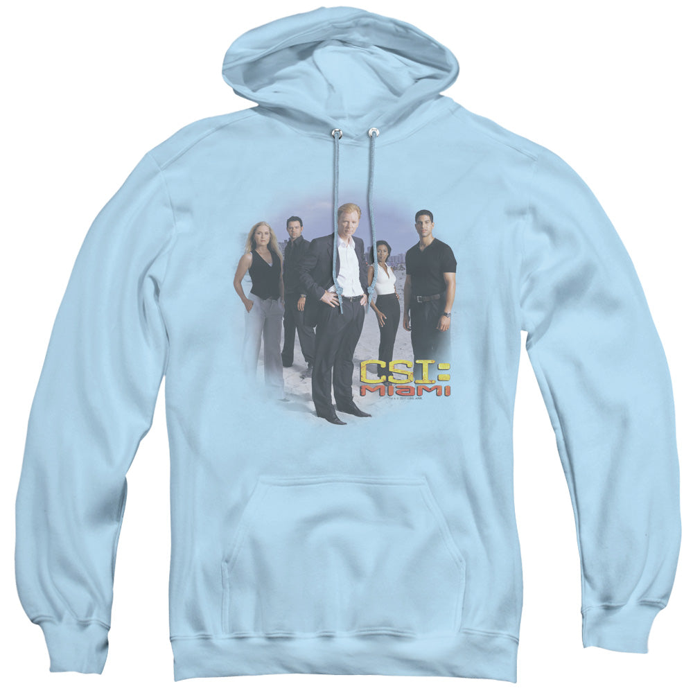 Csi Miami Cast Mens Hoodie Light Blue