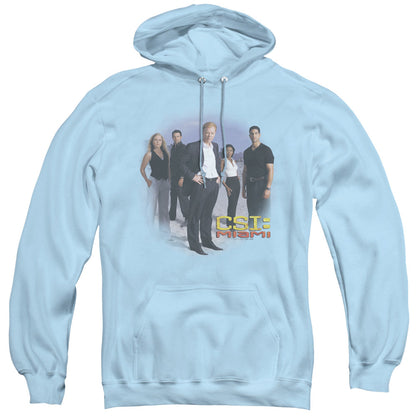 Csi Miami Cast Mens Hoodie Light Blue