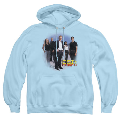 Csi Miami Cast Mens Hoodie Light Blue