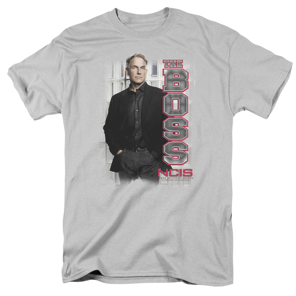 Ncis The Boss Mens T Shirt Silver