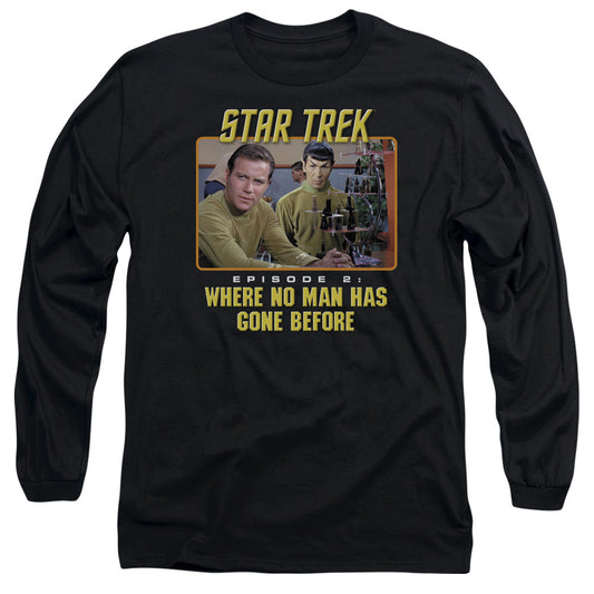 Star Trek Episode 2 Mens Long Sleeve Shirt Black Officially Licensed