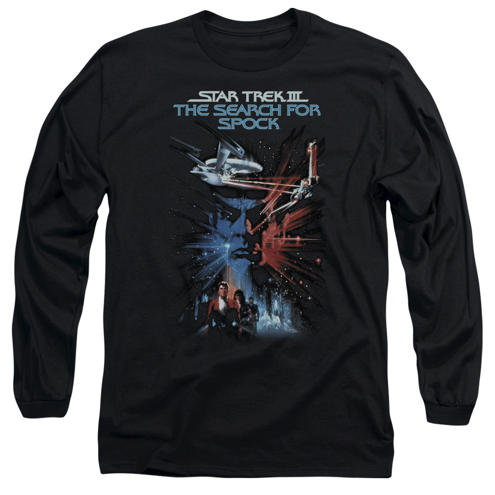 Star Trek Search For Spock(Movie) Mens Long Sleeve Shirt Black Officially Licensed