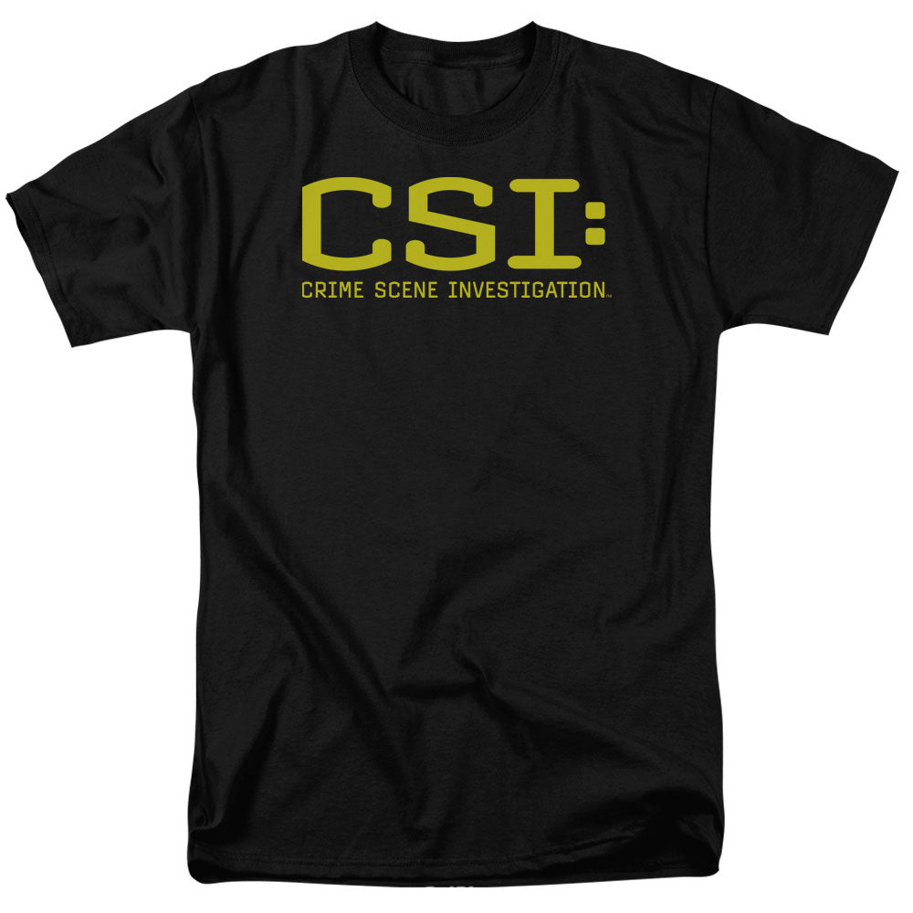 Csi Logo Mens T Shirt Black