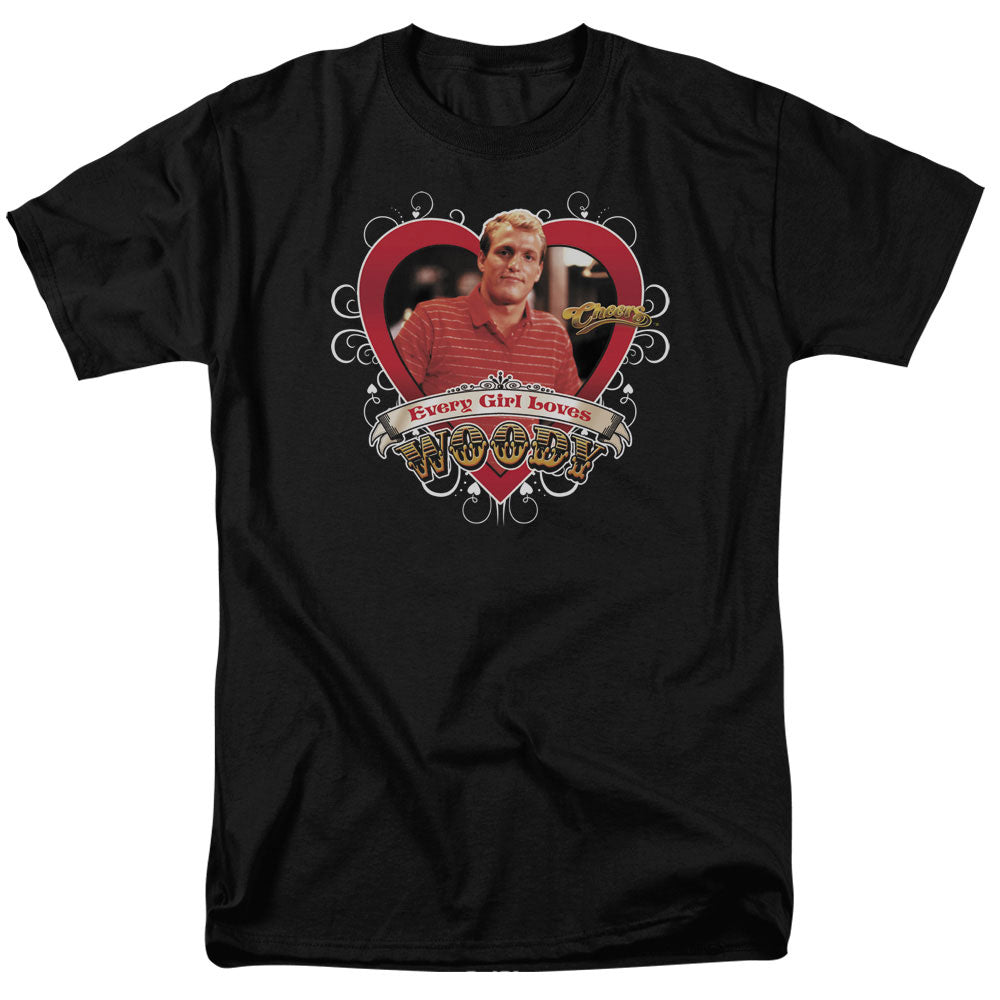 Cheers Woody Mens T Shirt Black