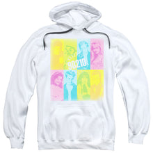 Load image into Gallery viewer, 90210 Color Block Of Friends Mens Hoodie White
