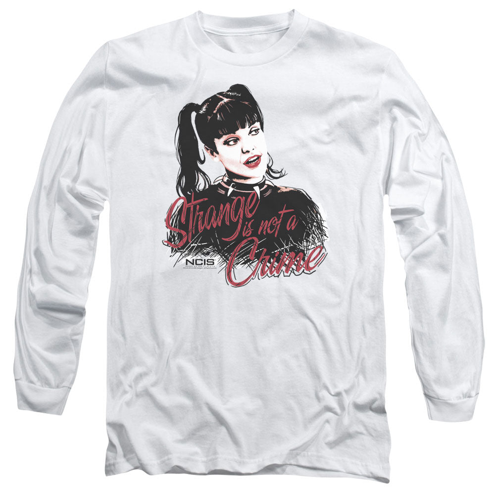 Ncis Strange Is Not A Crime Mens Long Sleeve Shirt White