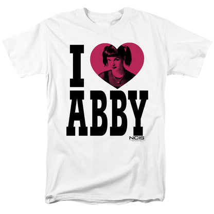 Ncis I Heart Abby Mens T Shirt White