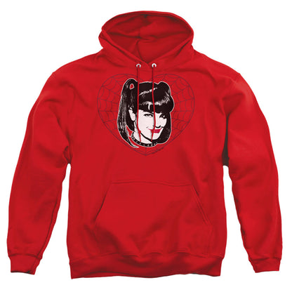 Ncis Abby Heart Mens Hoodie Red