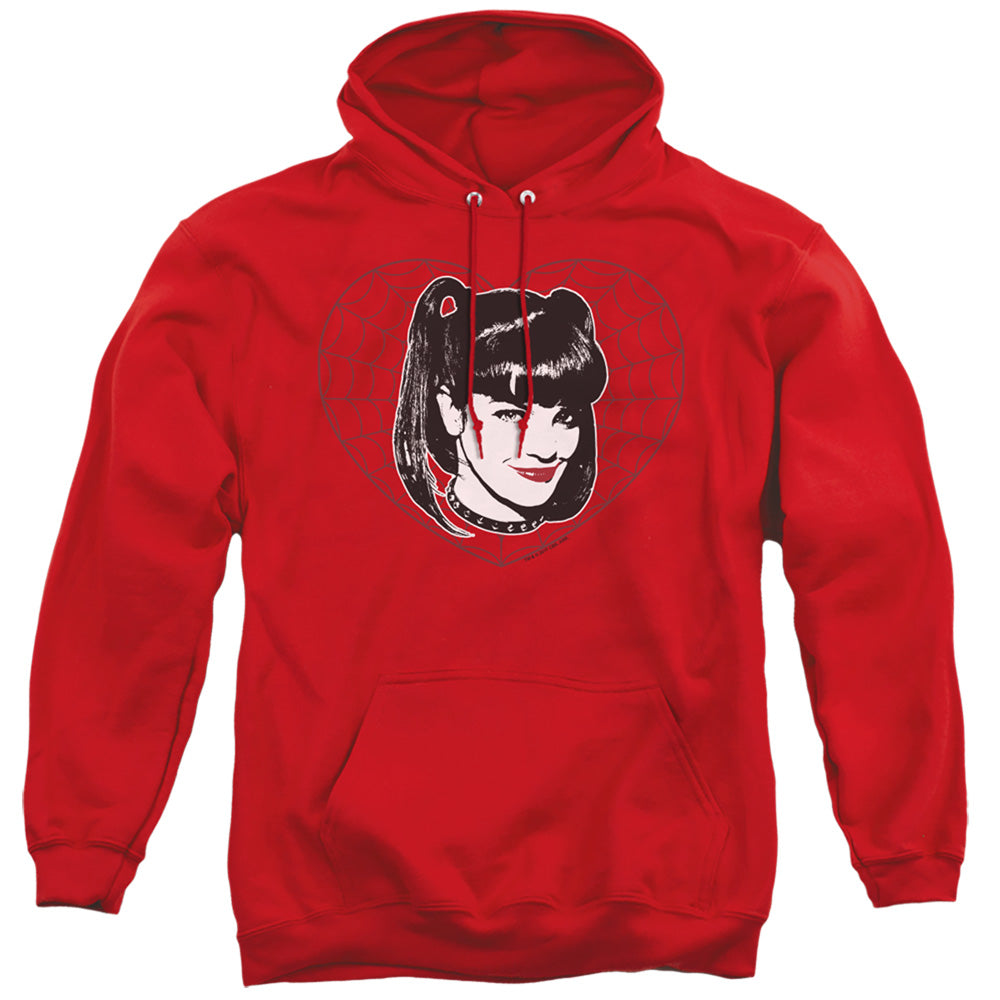 Ncis Abby Heart Mens Hoodie Red