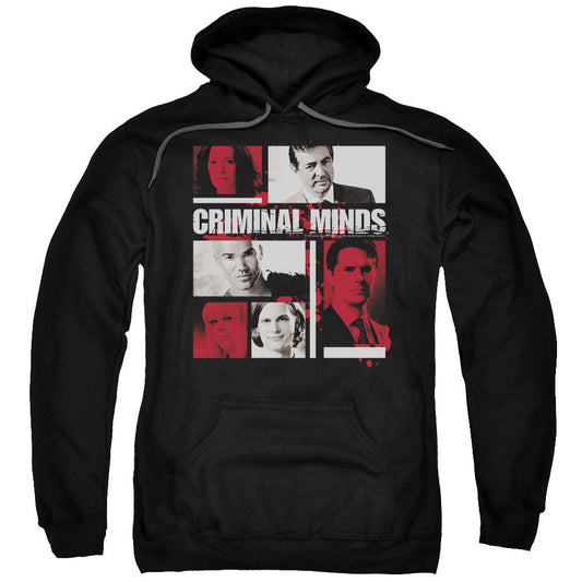 Criminal Minds Character Boxes Mens Hoodie Black