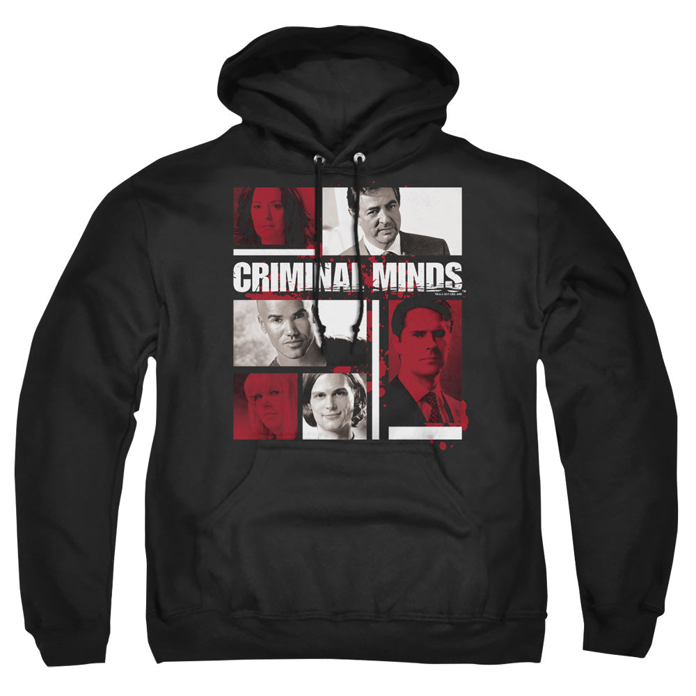 Criminal Minds Character Boxes Mens Hoodie Black